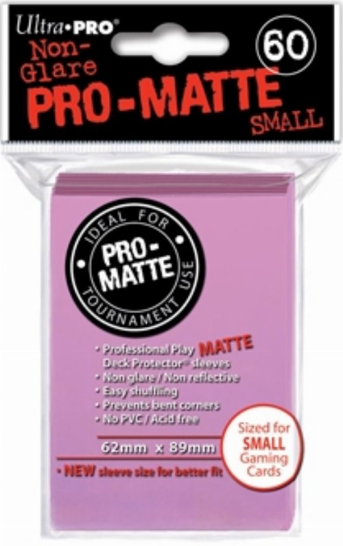 Ultra Pro Japanese Small Size Card Sleeves 60ct
- Matte Pink
