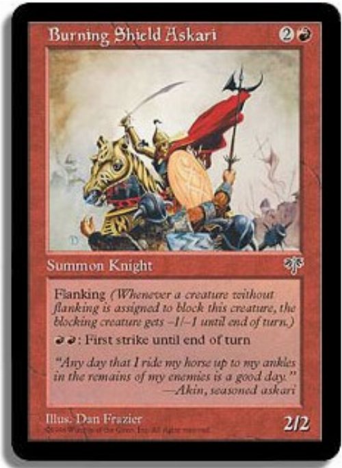 Burning Shield Askari